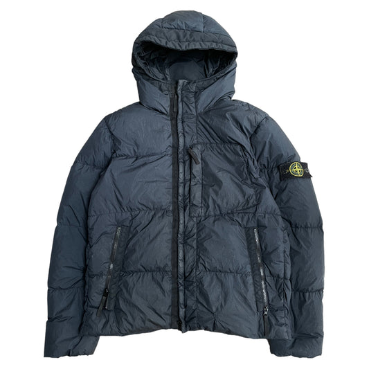 Stone Island Garment Dyed Crinkle Reps Down Jacket